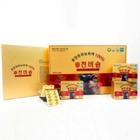 Tinh Dầu Thông Đỏ Cheon Bi Sol Hàn Quốc 180 Viên Chính Hãng – Hỗ Trợ Chăm Sóc Sức Khỏe Từ Thiên Nhiên